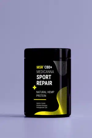 MSR Proteiny konopne wzbogacone CBD 600g