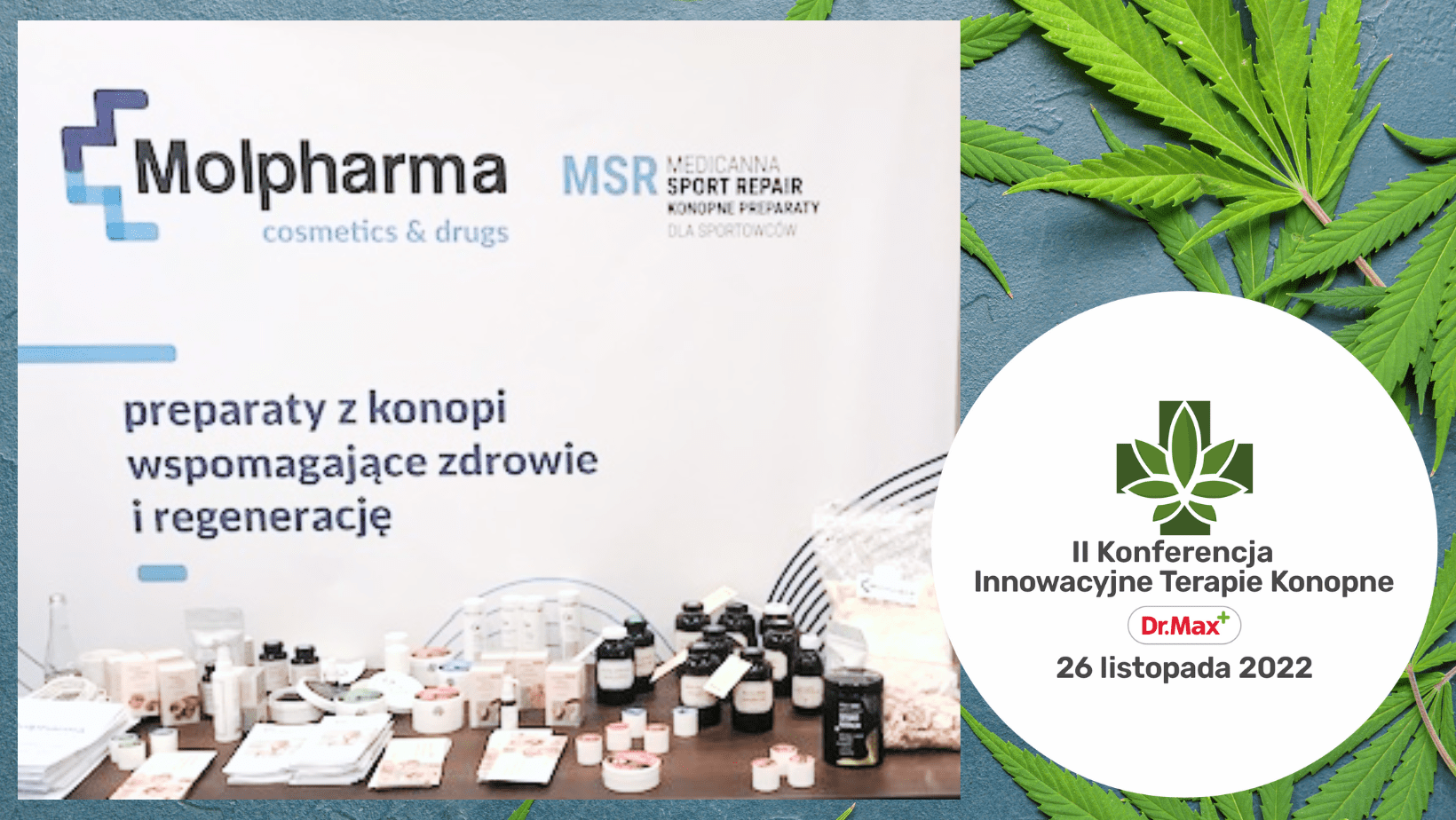 Read more about the article Molpharma na Konferencji Innowacyjne Terapie Konopne