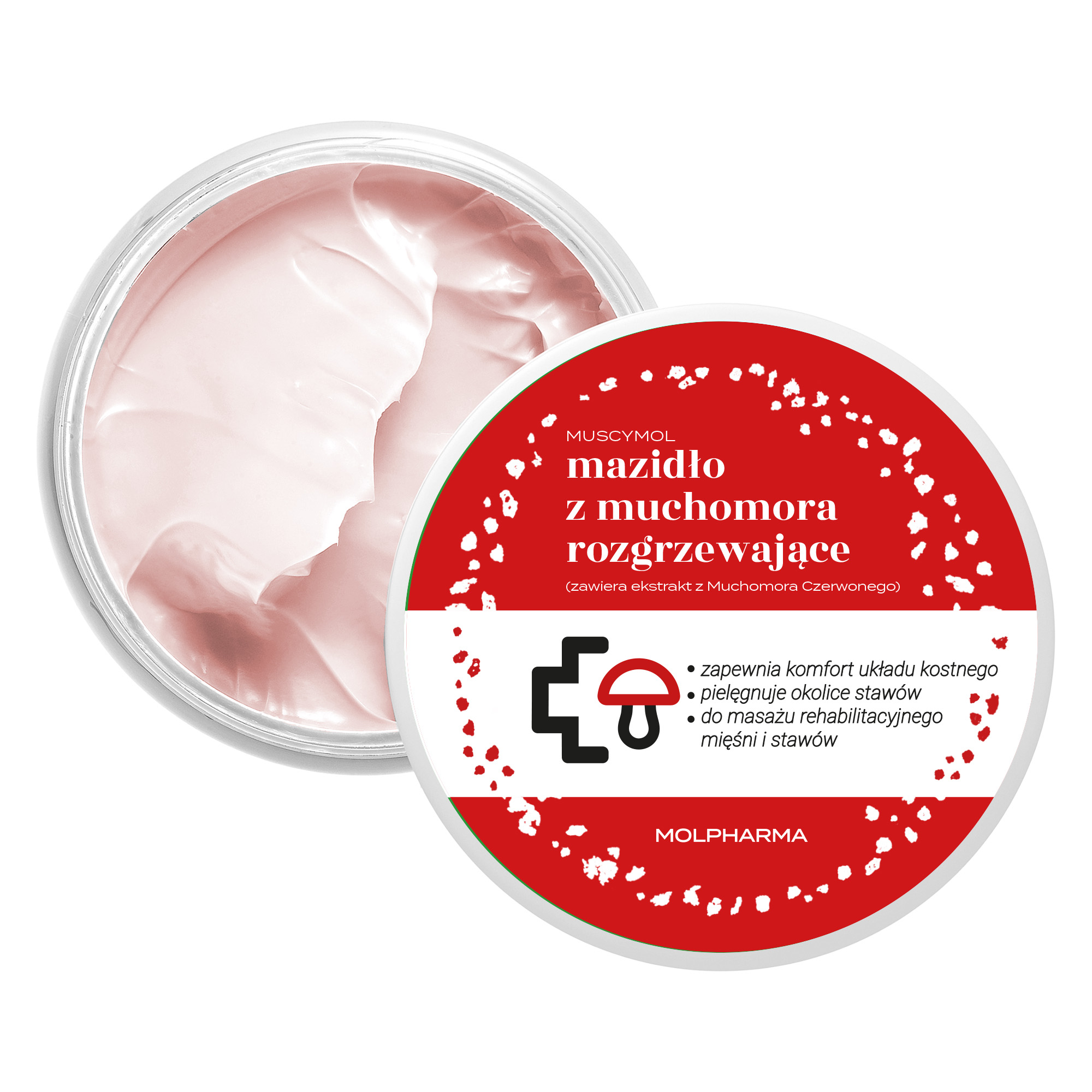 mazidło_rozgrzewjące mazidło regenerujące z ekstraktem z muchomora czerwonego 200ml