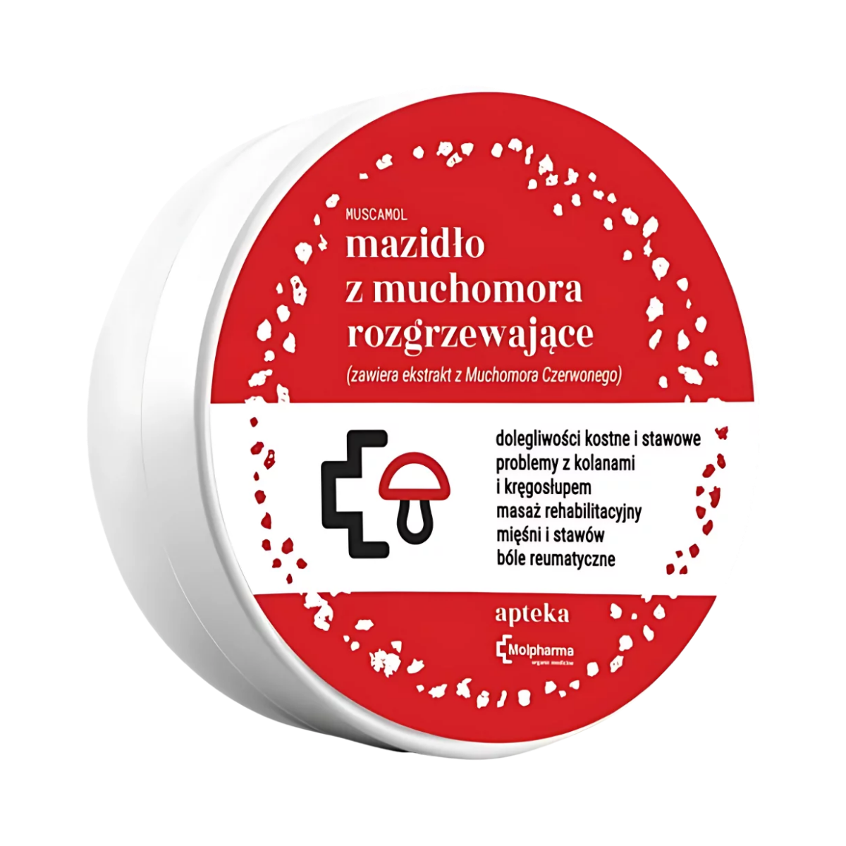 Mazidło z muchomora rozgrzewające
