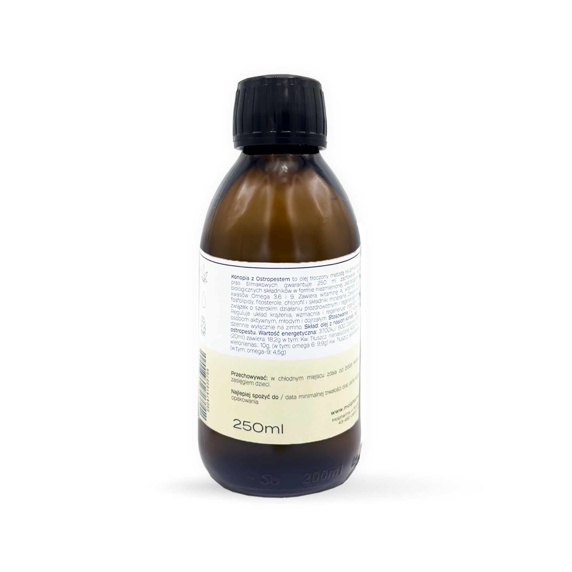 Olej konopny z olejem z ostropestu 250ml