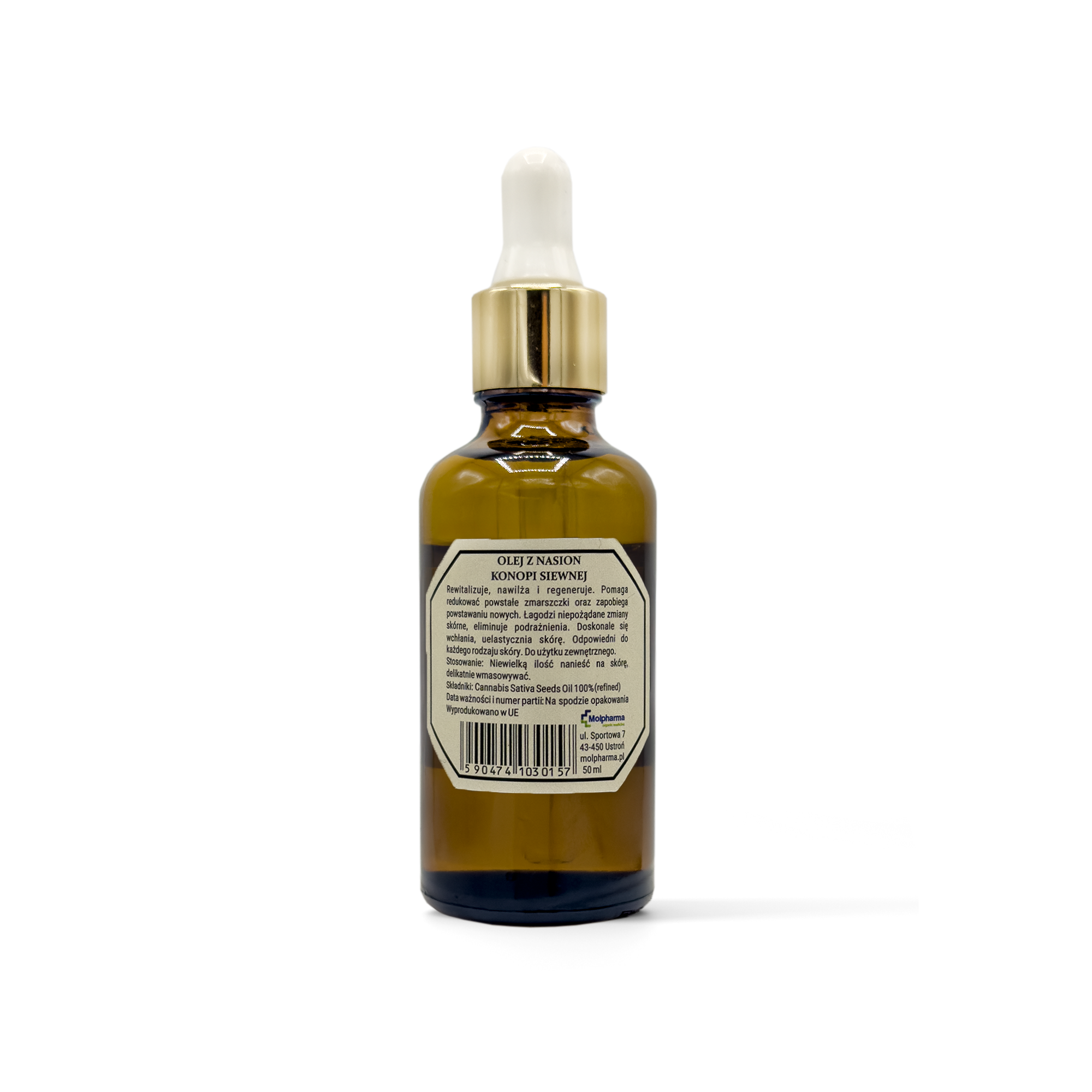 Olejek konopny kosmetyczny 50ml
