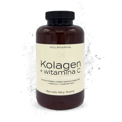 Kolagen rybi z witaminą C 204g