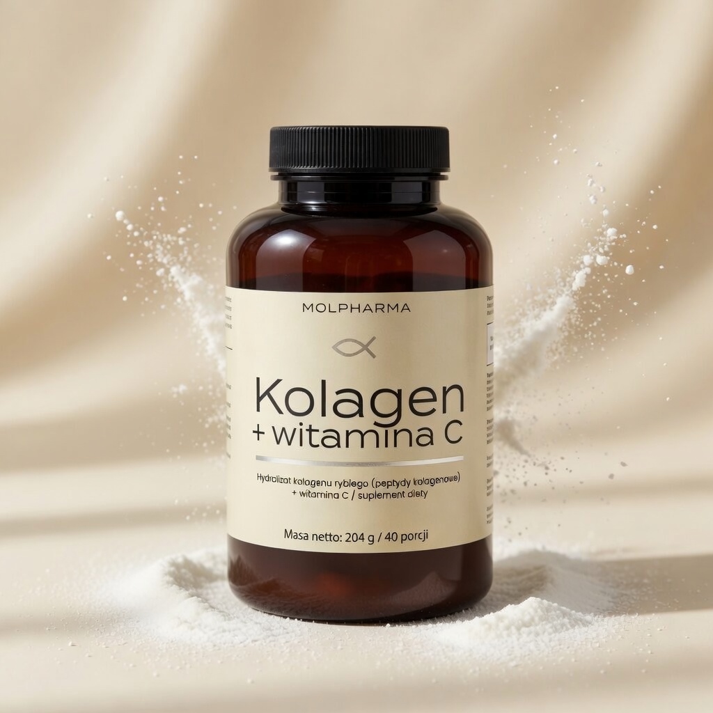 Kolagen rybi z witaminą C 204g