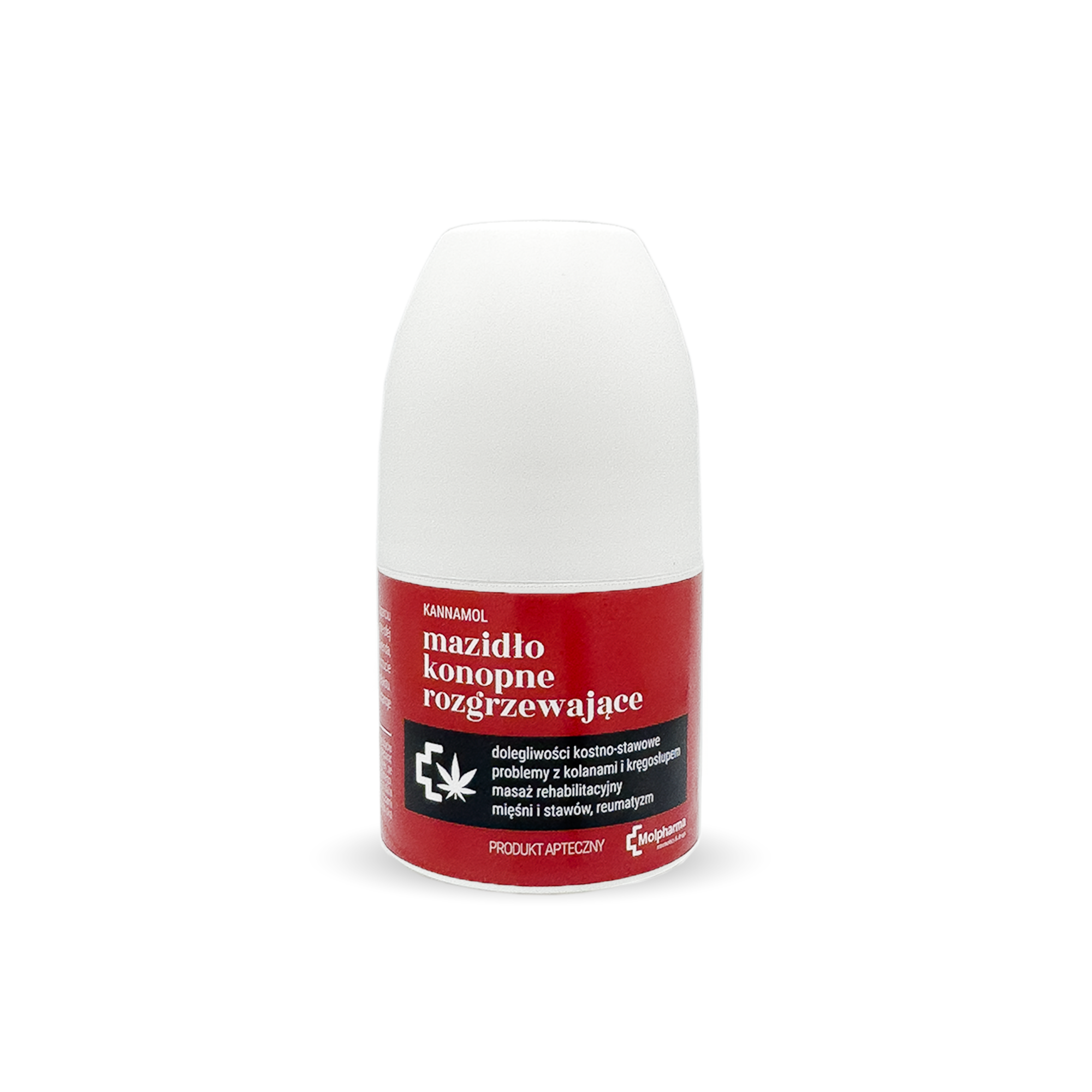 Konopne Mazidło rozgrzewające roll-on