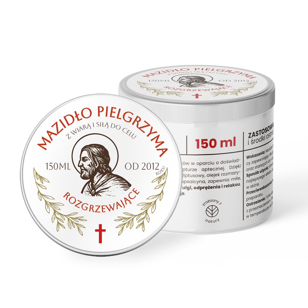 Mazidło pielgrzyma rozgrzewające